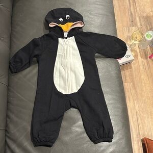 Old Navy penguin suit 12-18M
